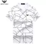 ea7 armani t-shirt best price line round white